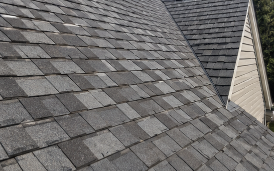 Architectural shingle roof